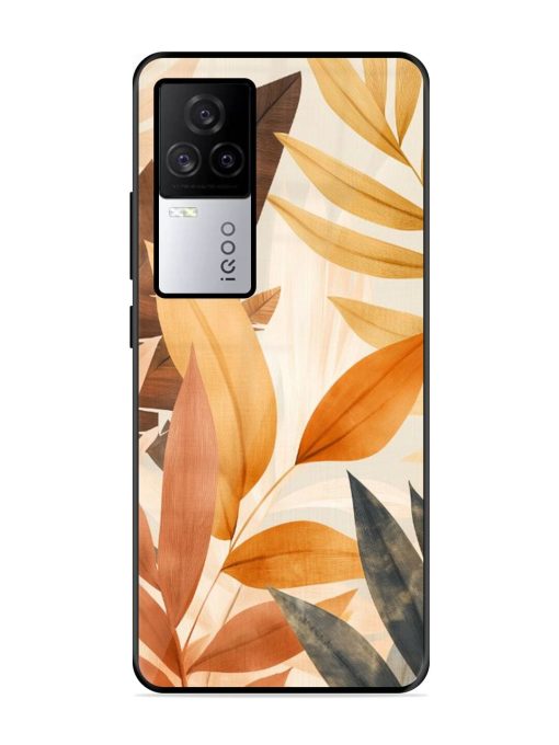 Earthy Elegance Glossy Soft Edge Case for Iqoo 7 Legend (5G) Chachhi