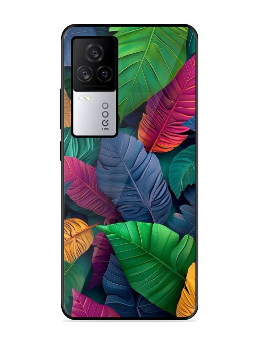 Tropical Tapestry Glossy Soft Edge Case for Iqoo 7 Legend (5G) Chachhi