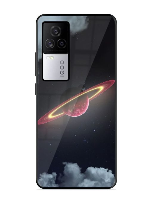 Cosmic Ballet Glossy Soft Edge Case for Iqoo 7 Legend (5G) Chachhi