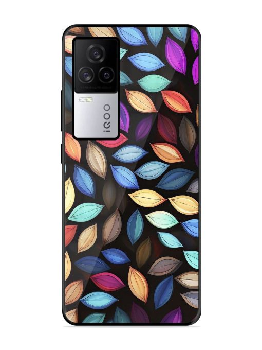 Colorful Kaleidoscope Glossy Soft Edge Case for Iqoo 7 Legend (5G)