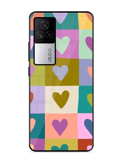 Box Of Hearts Glossy Soft Edge Case for Iqoo 7 Legend (5G) Chachhi