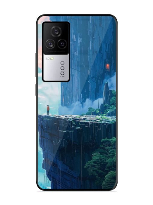 Solitude In The Sky Glossy Soft Edge Case for Iqoo 7 Legend (5G) Chachhi