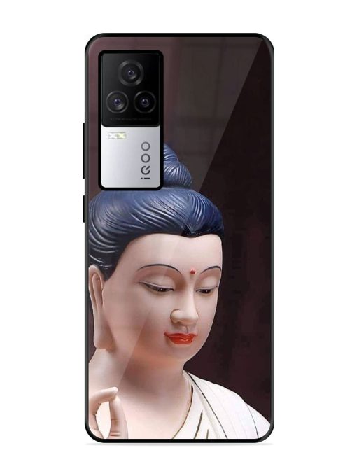 Budhha Glossy Soft Edge Case for Iqoo 7 Legend (5G) Chachhi