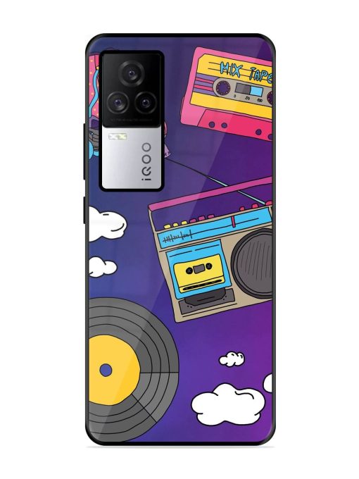 Retro Vibes Glossy Soft Edge Case for Iqoo 7 Legend (5G) Chachhi