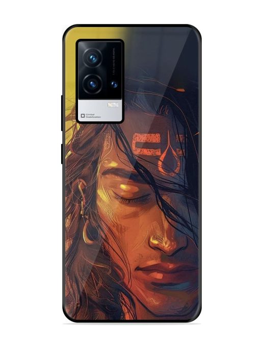 Tranquil Shiva Glossy Soft Edge Case for Iqoo 8 Chachhi