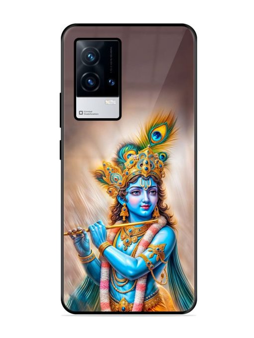 Divine Krishna Glossy Soft Edge Case for Iqoo 8 Chachhi