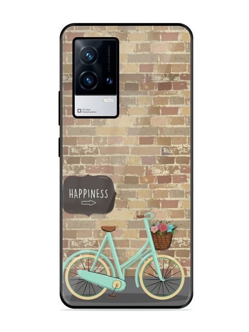 Pedaling Towards Happiness Glossy Soft Edge Case for Iqoo 8 Chachhi