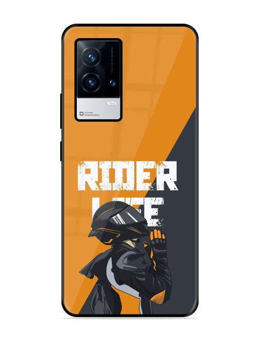 Ride Never Ends Glossy Soft Edge Case for Iqoo 8 Chachhi