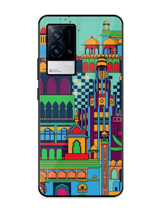 Indian Tapestry Glossy Soft Edge Case for Iqoo 8 Chachhi