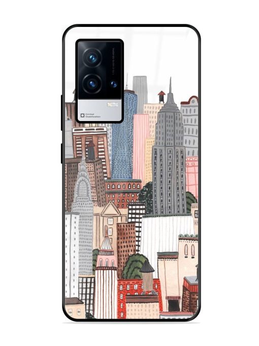 Cityscape Dreams Glossy Soft Edge Case for Iqoo 8 Chachhi