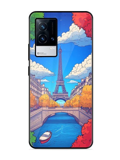 Parisian Panorama Glossy Soft Edge Case for Iqoo 8 Chachhi