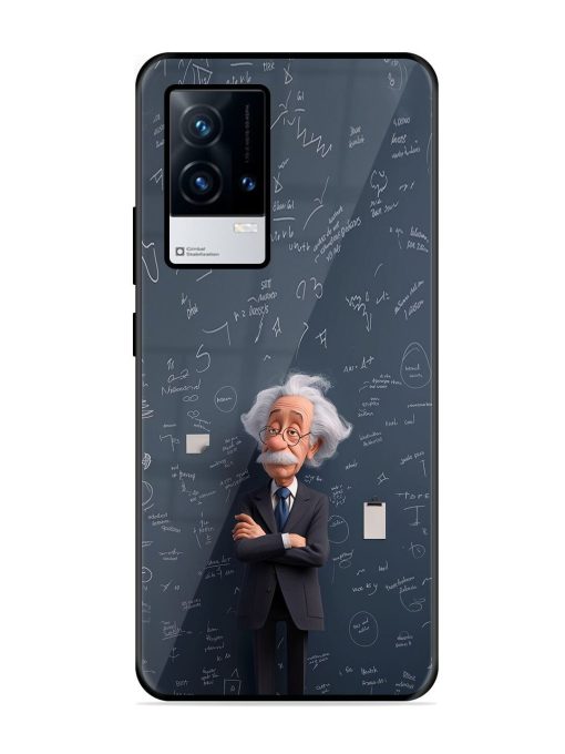 Albert Einstein Glossy Soft Edge Case for Iqoo 8 Chachhi