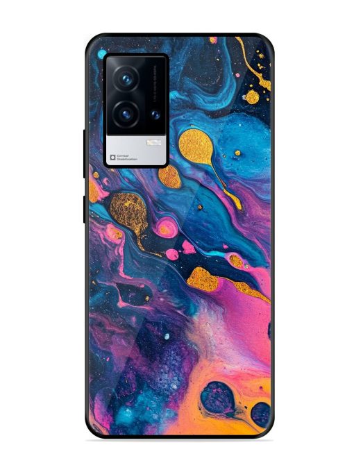 Cosmic Swirl Glossy Soft Edge Case for Iqoo 8 Chachhi