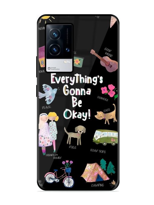 Everything'S Gonna Be Okay Glossy Soft Edge Case for Iqoo 8 Chachhi