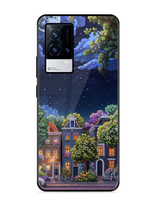 Moonlit Streets Glossy Soft Edge Case for Iqoo 8