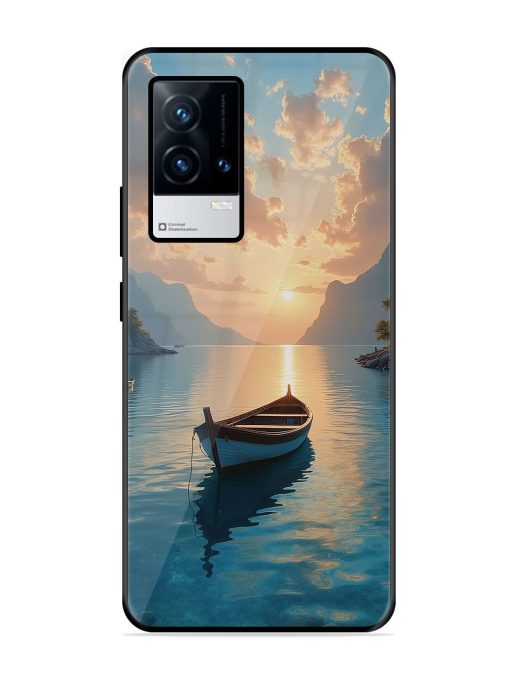 Serene Sunset Glossy Soft Edge Case for Iqoo 8 Chachhi