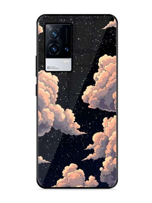 Starry Night Dreams Glossy Soft Edge Case for Iqoo 8 Chachhi