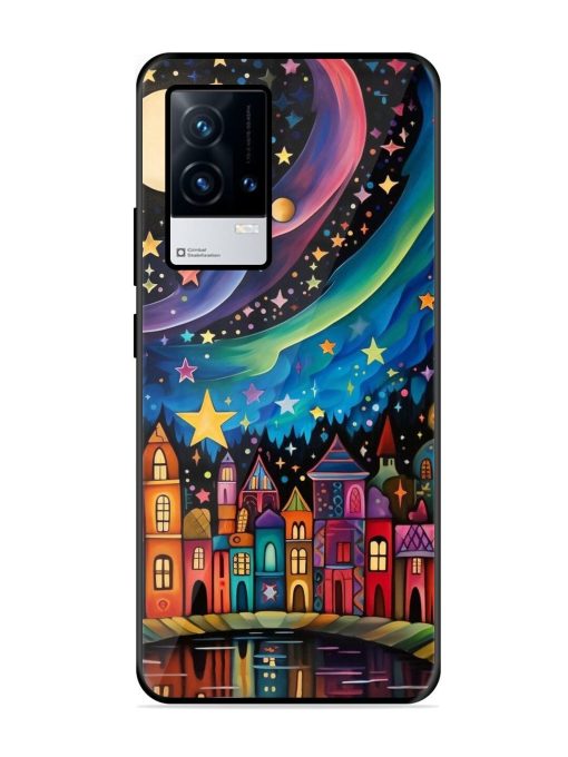 Starlit Village Glossy Soft Edge Case for Iqoo 8