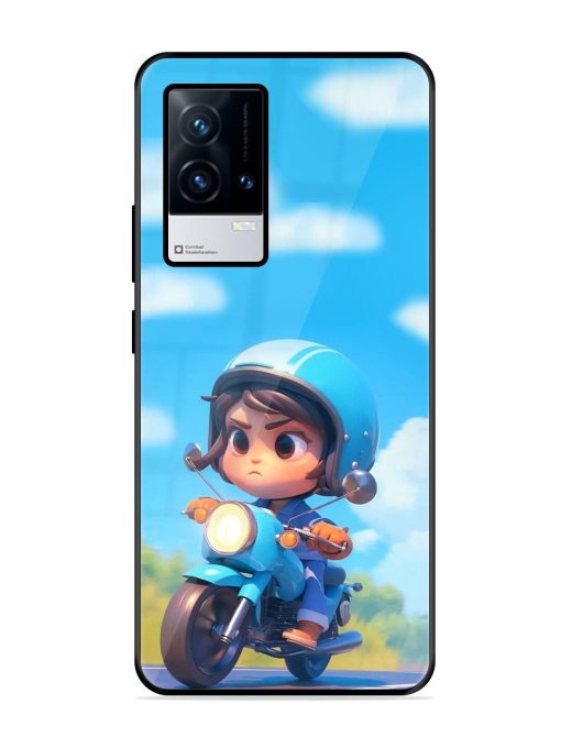 Little Rider Glossy Soft Edge Case for Iqoo 8 Chachhi