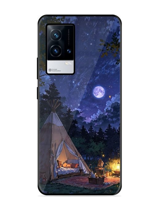 Moonlight Camping Glossy Soft Edge Case for Iqoo 8 Chachhi