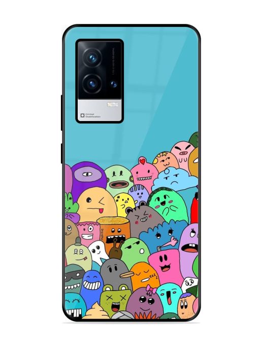 Monster Mash Glossy Soft Edge Case for Iqoo 8 Chachhi