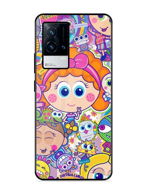 Distroller Friends Glossy Soft Edge Case for Iqoo 8 Chachhi