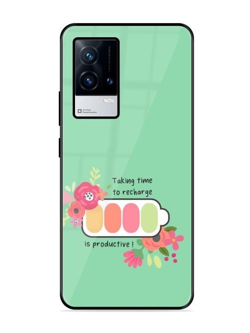 Recharge And Bloom Glossy Soft Edge Case for Iqoo 8 Chachhi