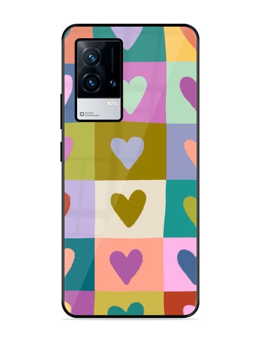 Box Of Hearts Glossy Soft Edge Case for Iqoo 8 Chachhi