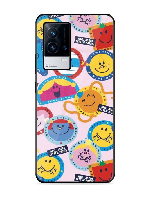 Whimsical Mr. Men & Little Miss Glossy Soft Edge Case for Iqoo 8 Chachhi