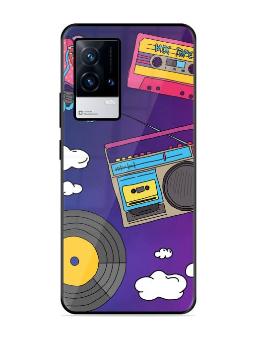 Retro Vibes Glossy Soft Edge Case for Iqoo 8 Chachhi