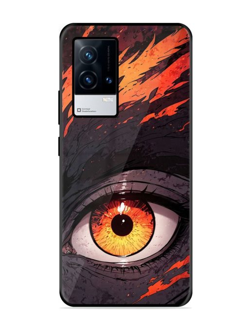 Inferno Gaze Glossy Soft Edge Case for Iqoo 9 (5G) Chachhi