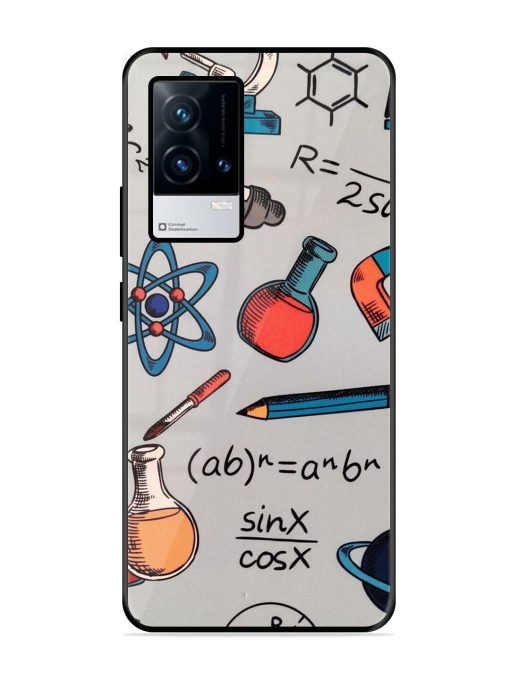 Science Doodle Glossy Soft Edge Case for Iqoo 9 (5G) Chachhi