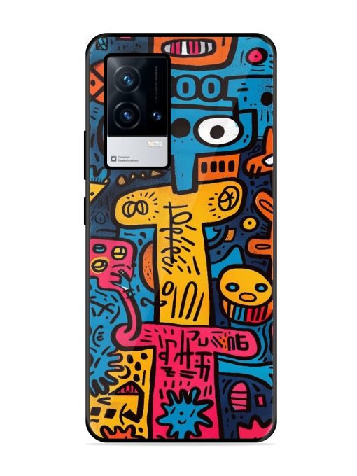 Doodletopia Glossy Soft Edge Case for Iqoo 9 (5G)