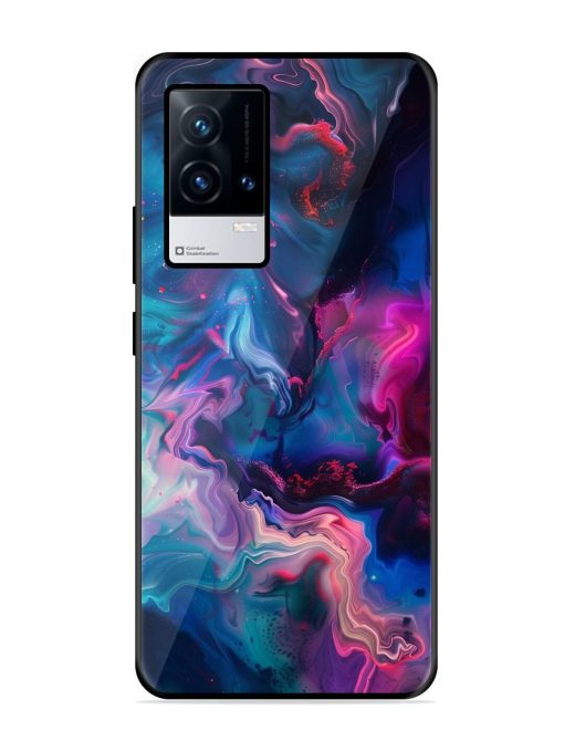 Cosmic Swirl Glossy Soft Edge Case for Iqoo 9 (5G) Chachhi