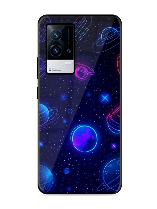 Neon Cosmos Glossy Soft Edge Case for Iqoo 9 (5G)