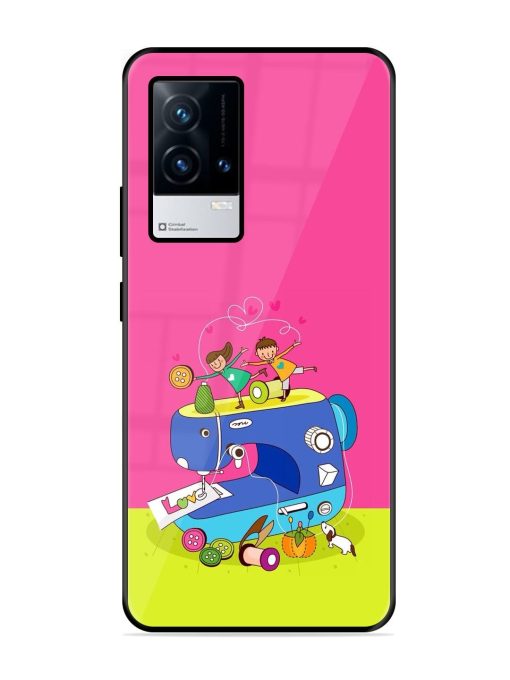 Sew Cute Glossy Soft Edge Case for Iqoo 9 (5G)