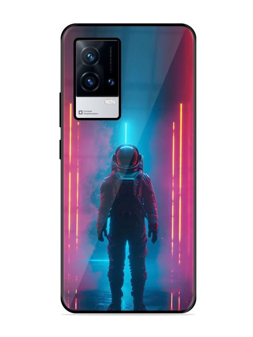 Neon Astronaut Glossy Soft Edge Case for Iqoo 9 (5G) Chachhi