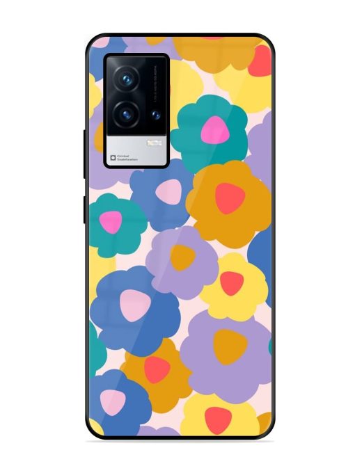 Flower Power Glossy Soft Edge Case for Iqoo 9 (5G) Chachhi