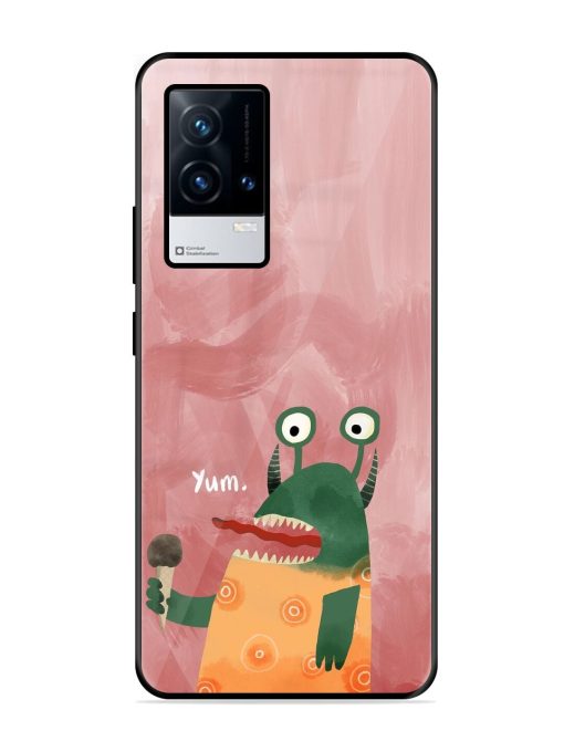 Hungry Monster Glossy Soft Edge Case for Iqoo 9 (5G) Chachhi