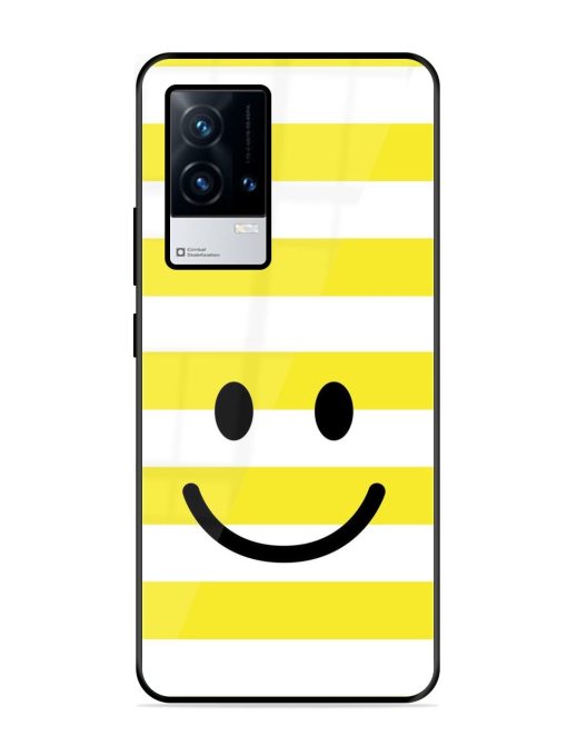 Smiling Stripes Glossy Soft Edge Case for Iqoo 9 (5G) Chachhi