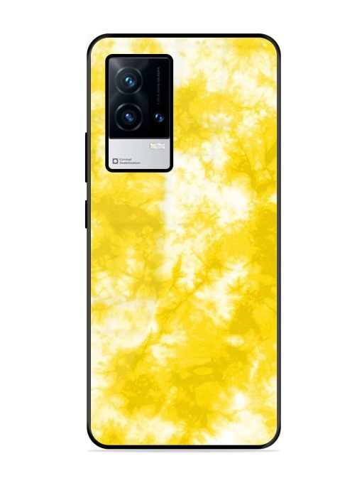 Golden Tie-Dye Twirl Glossy Soft Edge Case for Iqoo 9 (5G) Chachhi