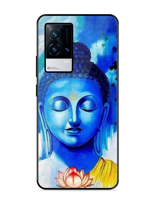 Serene Buddha With Lotus Glossy Soft Edge Case for Iqoo 9 (5G) Chachhi