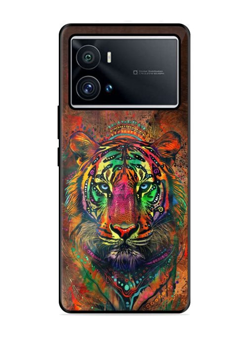 Cosmic Tiger Glossy Soft Edge Case for Iqoo 9 Pro Chachhi