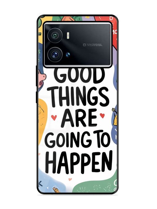 Uplifting Scribbles Glossy Soft Edge Case for Iqoo 9 Pro Chachhi