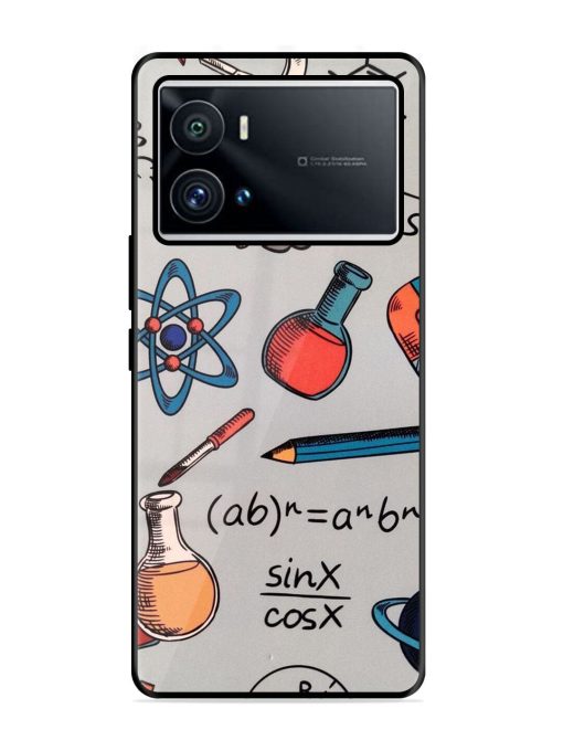 Science Doodle Glossy Soft Edge Case for Iqoo 9 Pro Chachhi