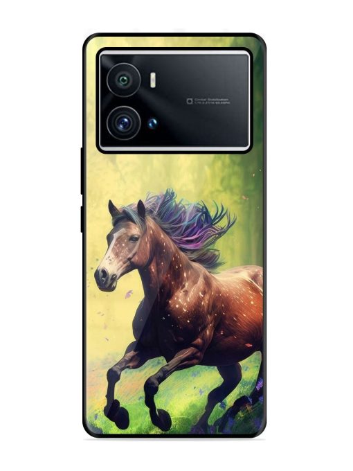 Enchanted Gallop Glossy Soft Edge Case for Iqoo 9 Pro Chachhi