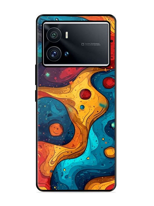 Cosmic Swirl Glossy Soft Edge Case for Iqoo 9 Pro Chachhi