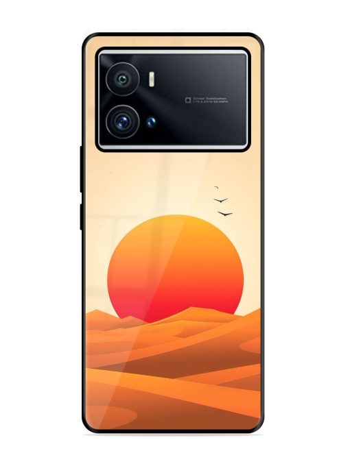 Desert Sunset Glossy Soft Edge Case for Iqoo 9 Pro