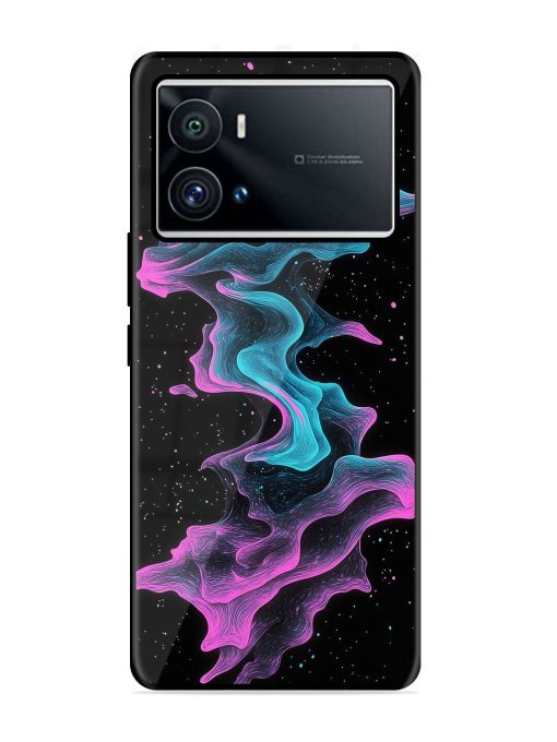 Cosmic Currents Glossy Soft Edge Case for Iqoo 9 Pro Chachhi