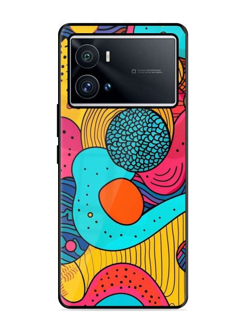 Psychedelic Patterns Glossy Soft Edge Case for Iqoo 9 Pro